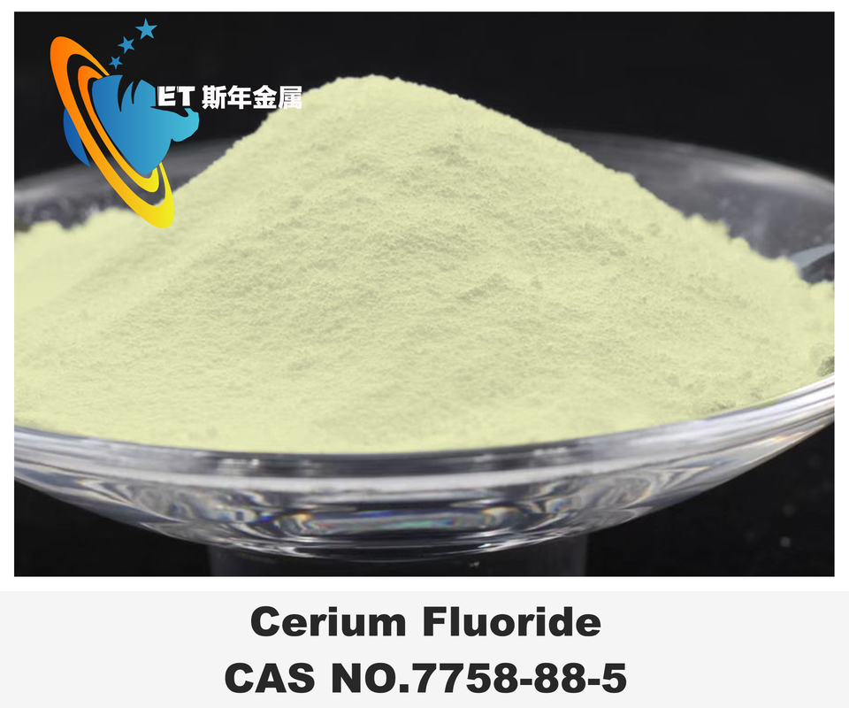 Pureza 99,9-99,99% Fluoreto de cério CeF3 para cristais a laser Fibras IR