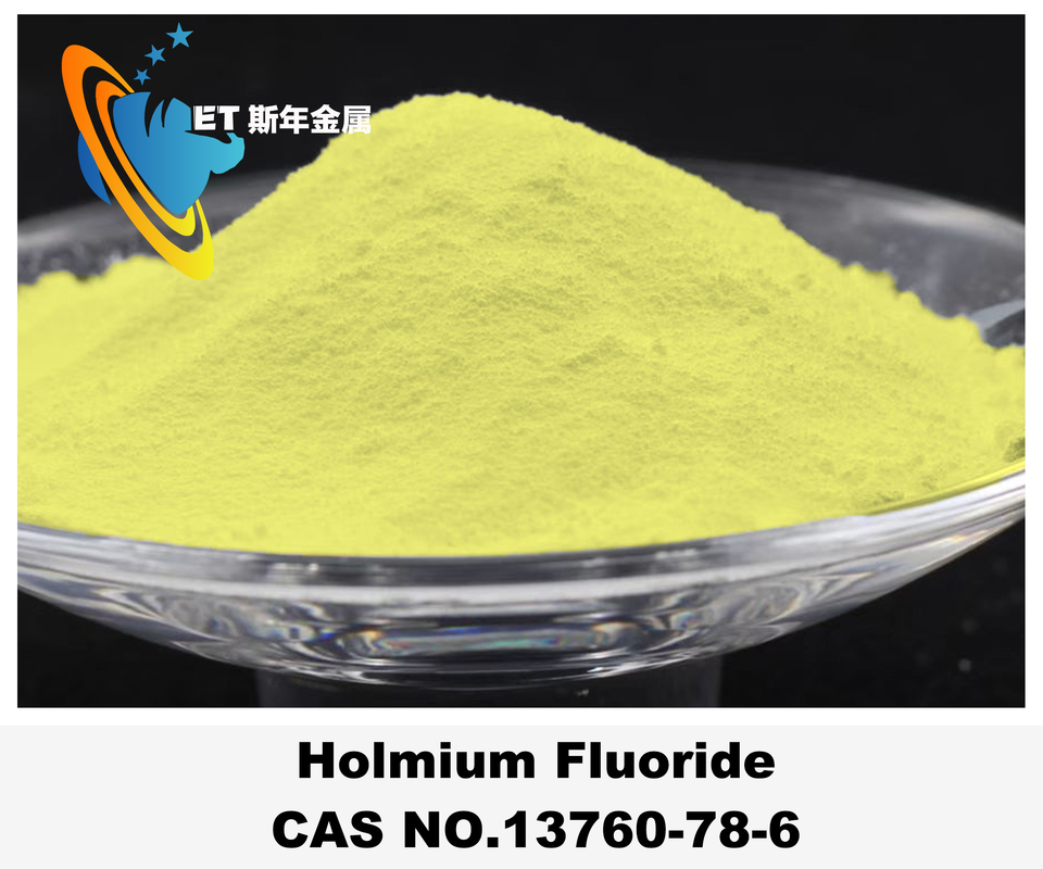 ৯৯.৯% হোলমিয়াম ফ্লোরাইড HoF3 হলুদ পাউডার বিরল আর্থ ফ্লোরাইড ১৩৭৬০-৭৮-৬