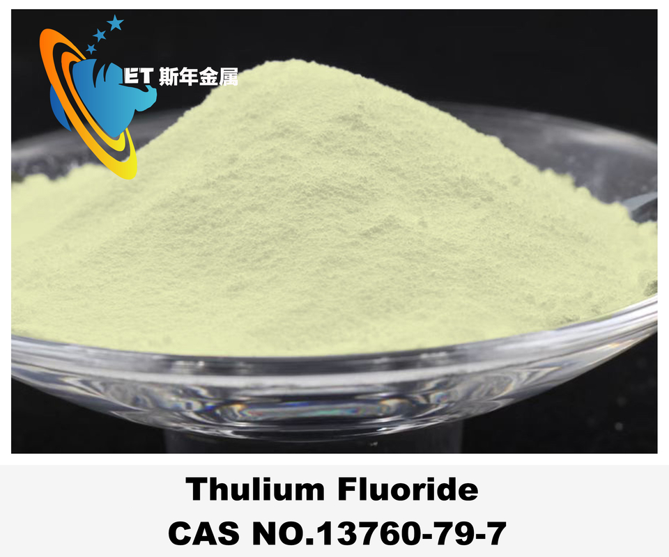 सफेद थुलियम फ्लोराइड 99.9% TmF3 दुर्लभ पृथ्वी फ्लोराइड्स CAS संख्या 13760-79-7