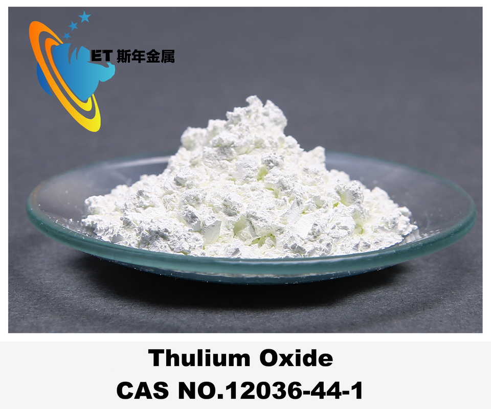 99.5%-99.999% Thulium Oxide Tm2O3 Dùng Cho Tinh Thể Tm YAG, Kiểm Soát Lò Phản Ứng Hạt Nhân