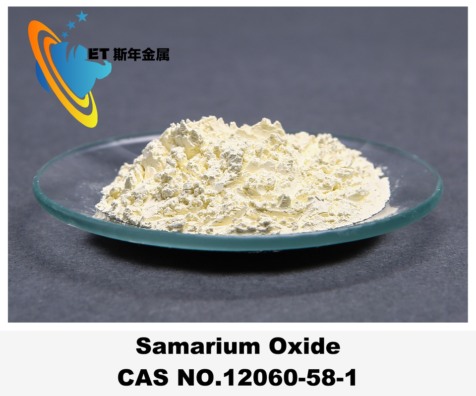Nano Samarium Oxide Sm₂O₃ 99.9% High Purity Powder for Samarium-Cobalt Magnets & Neutron Absorption
