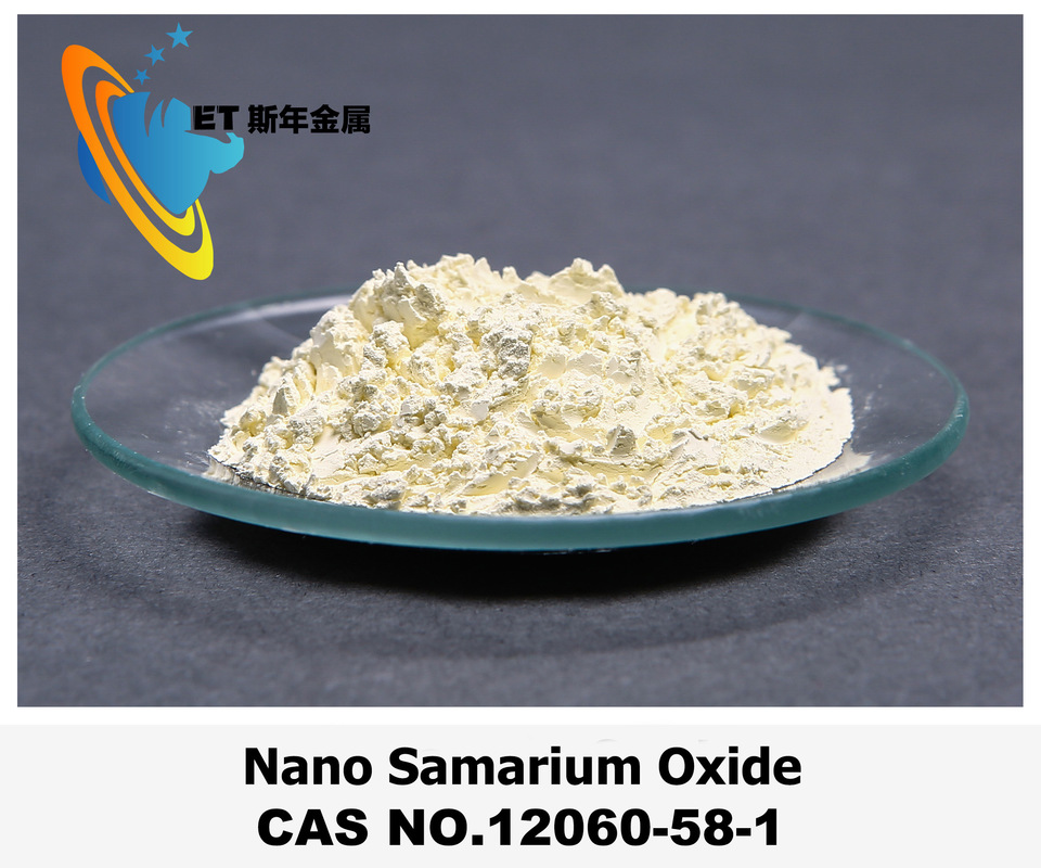 Nano Samarium Oxide Sm₂O₃ 99.9% High Purity Powder for Samarium-Cobalt Magnets & Neutron Absorption