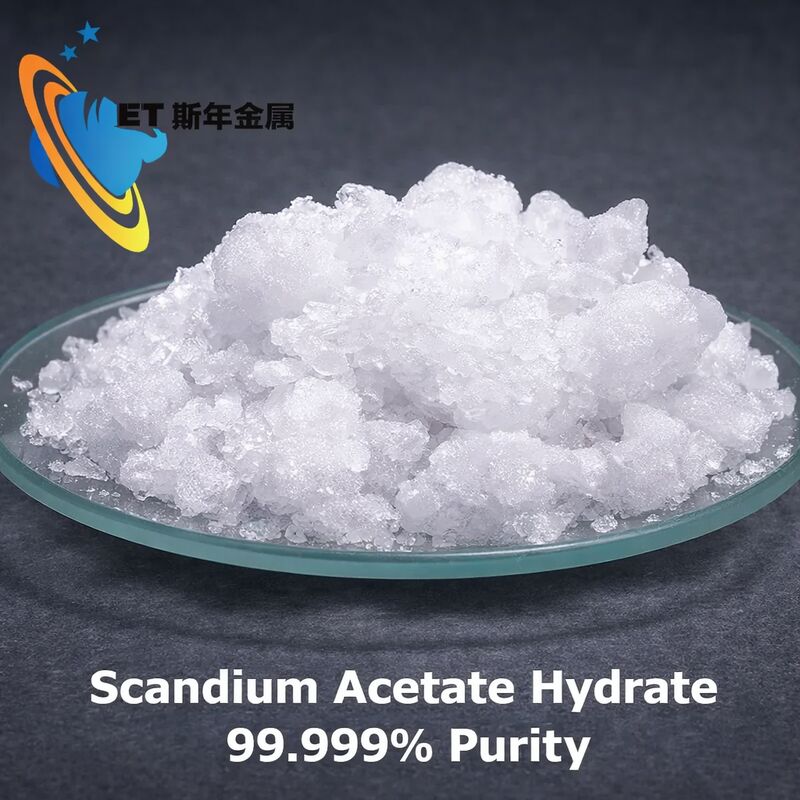 Scandium Acetate Hydrate 99.999% – High Purity Rare Earth Compound for Agriculture and Catalysts