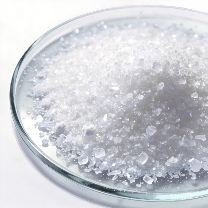 Carbonate de calcium de haute pureté (CaCO3) de 99,995 à 99,999% de pureté et apparence argentée pour la croissance cristalline et la céramique avancée