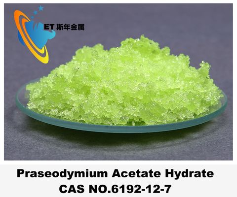 Idrato di acetato di praseodimio verde 99,9% Cas 6192-12-7 Composto inorganico