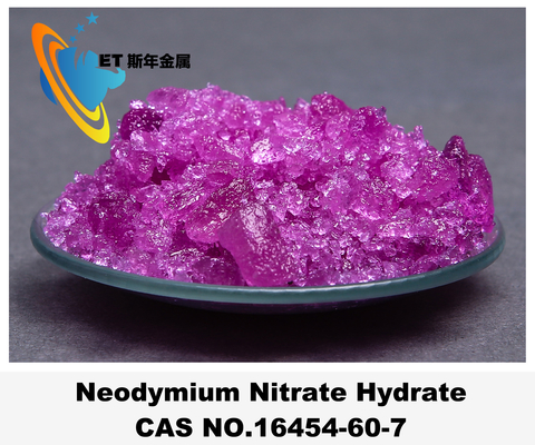 99.9 Purity Neodymium Nitrate Hydrate Nd(NO3)3 • 6H2O Light Purple Crystals