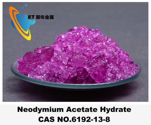 99.9-99.999 Độ tinh khiết Neodymium Acetate Hydrate Bột màu tím nhạt