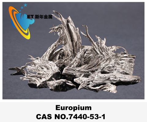 99.9% 99.99% Eu Europium Metal Rare Earth Metals For LED Red Phosphors