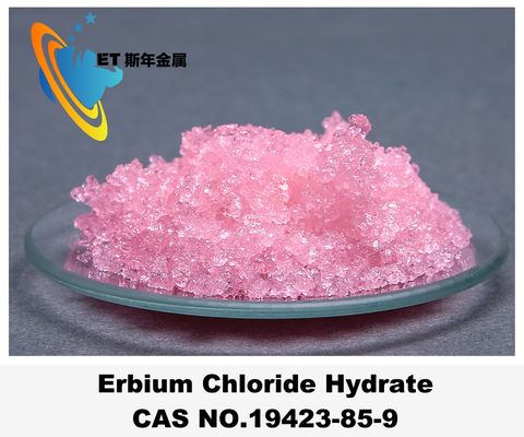 990,9% rosa Erbiumchlorid Hydrat ErCl3 6H2O Kristalline 19423-85-9